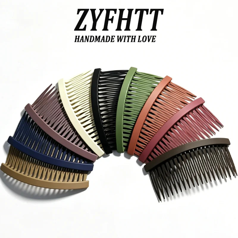 1/3pcs ZYFHTT Solid Color Acrylic Hair Clips for Women Versatile Elegant Hair Stick Fashion Girl Hai