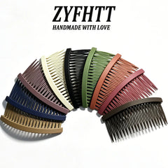 1/3pcs ZYFHTT Solid Color Acrylic Hair Clips for Women Versatile Elegant Hair Stick Fashion Girl Hai