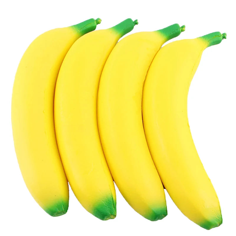 Anti-stress Slow Rising Jumbo Banana Toys Kneading Fruit Squeeze Toys Fun Stress Relie close-up view