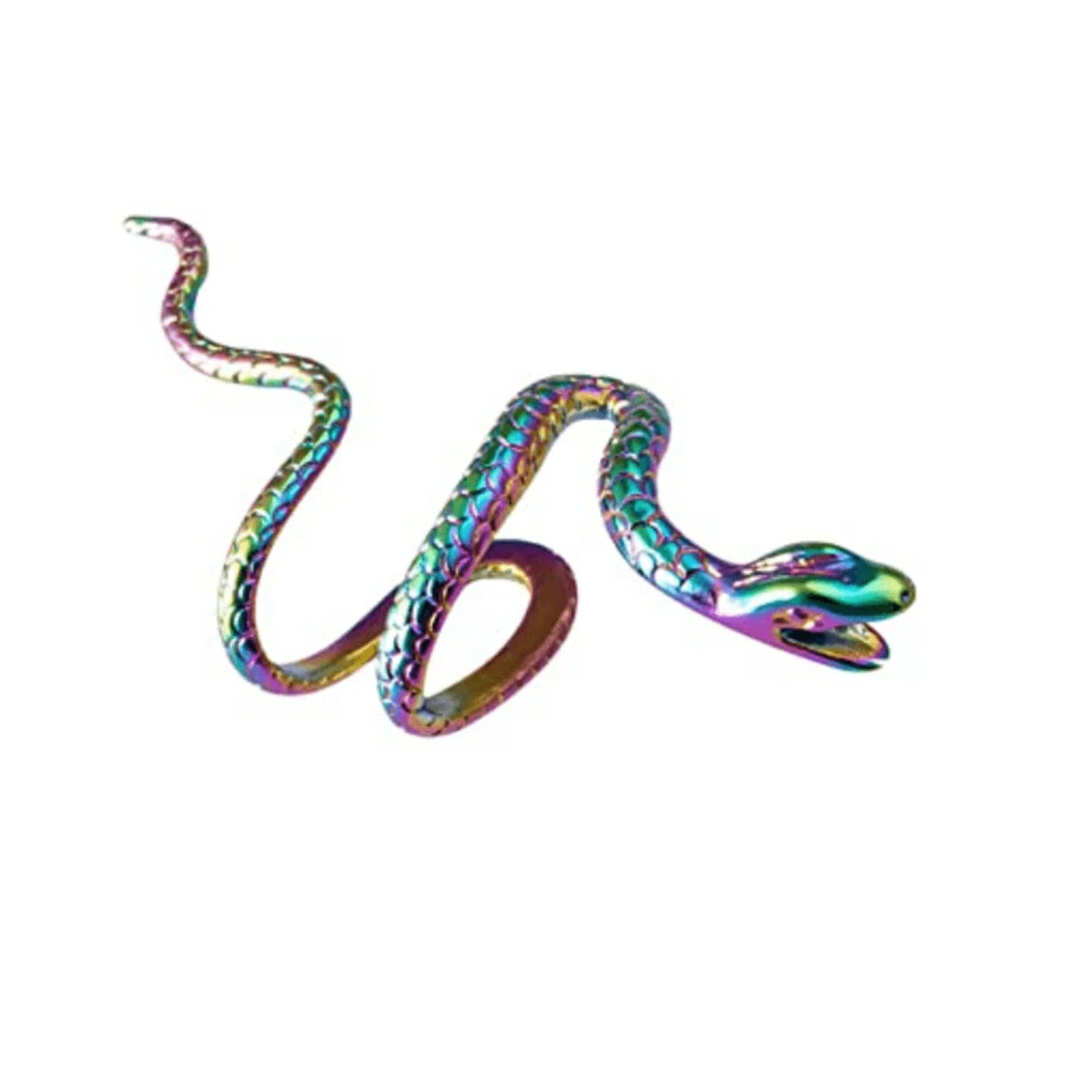 1pc Unisex Spiral Snake Ear Cuff - No Piercing Ear Wrap,Personality Open Hoop Earring alternate view
