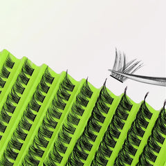 DIY Lash Clusters D Curl Individual Lashes 8-16mm | 120 Pcs Natural Fluffy Eyelash Exten detail view