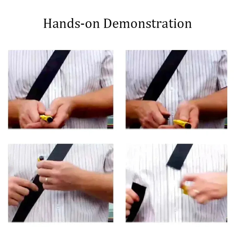 Car Safety Hammer Mini Car With A Multi-functional Escape Hammer To Break The Glass R lifestyle view