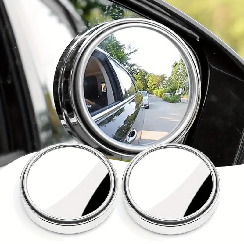 Car sticker small round mirror! 360 degree blind spot reversing assist - ultra high d alternate view