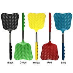 2Pcs Telescopic Fly Swatters with Anti-Slip Handle | Retractable Bug Killer Tools close-up view