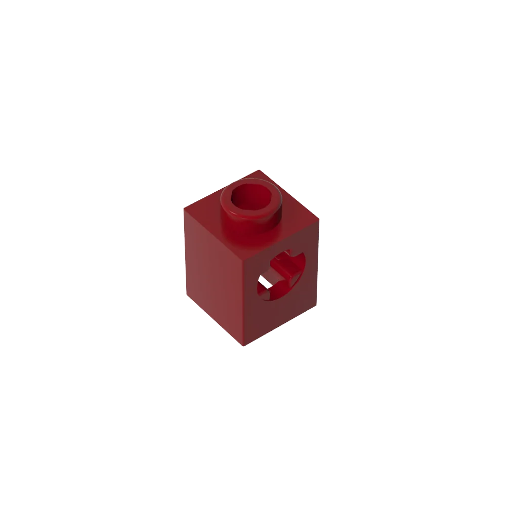 Gobricks GDS-2196 Technical Brick 1 x 1 with Axle Hole | Building Block for Lego detail view