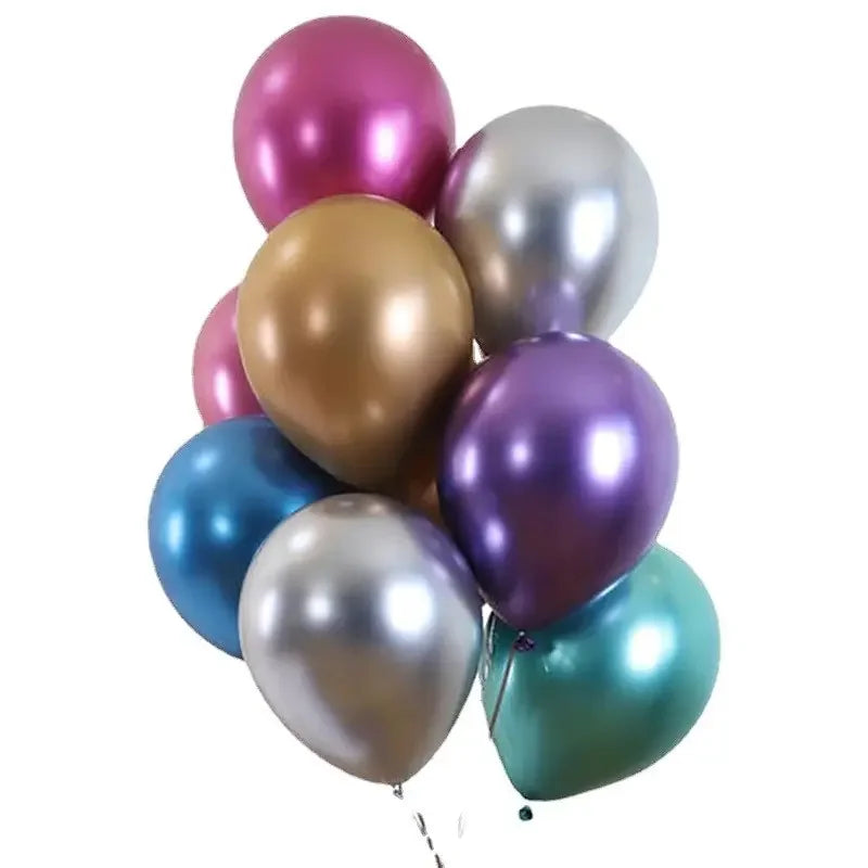 30pieces Metal Latex Balloons Birthday Party Balloons lifestyle view
