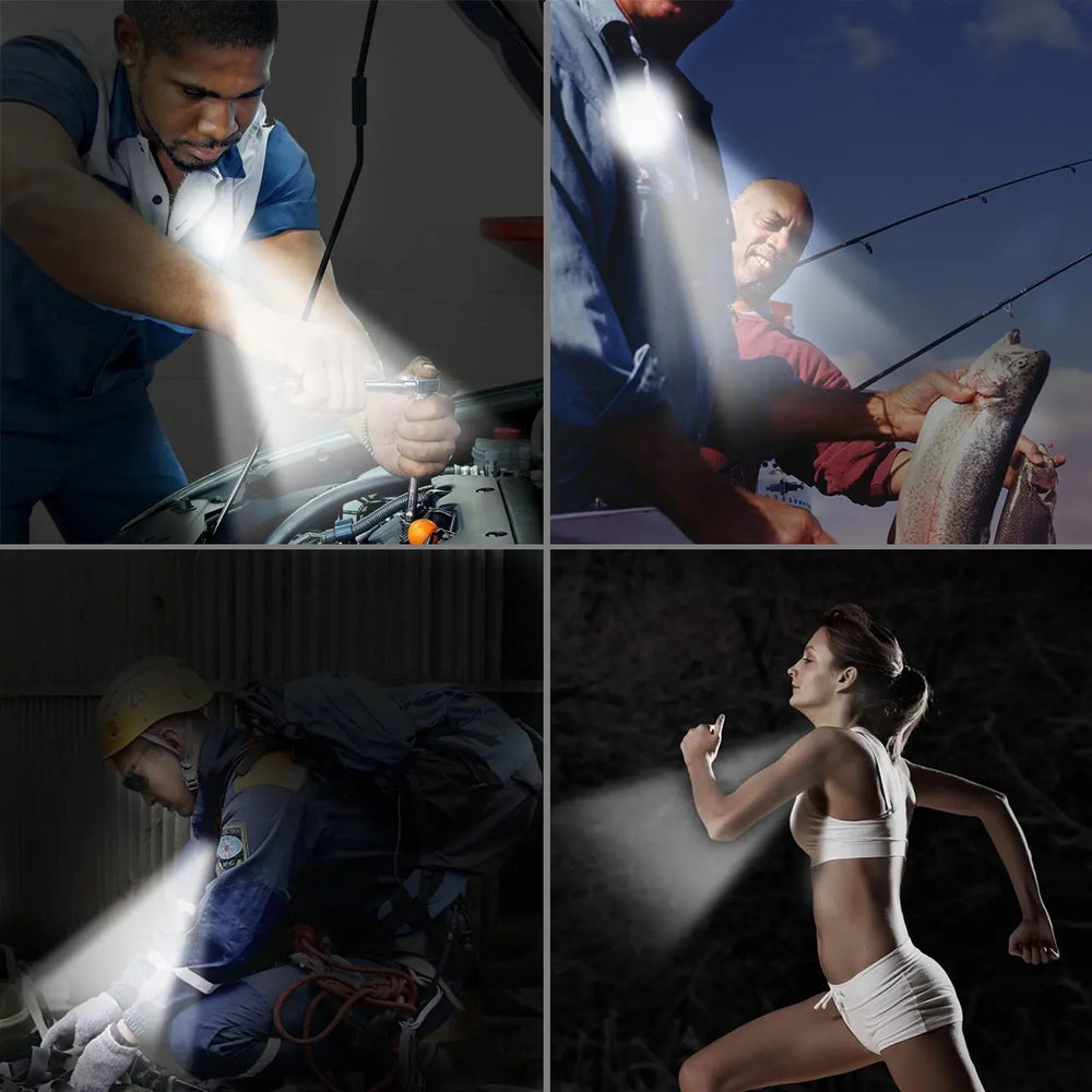 Mini Running Emergency Light | Clip Safety Soft Silicone Outdoor Cycling Lamp lifestyle view