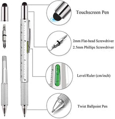 7 in 1 Multifunctional Pen Touch Screen Stylus | Ballpoint Pen Tool with Screwdriver and detail view