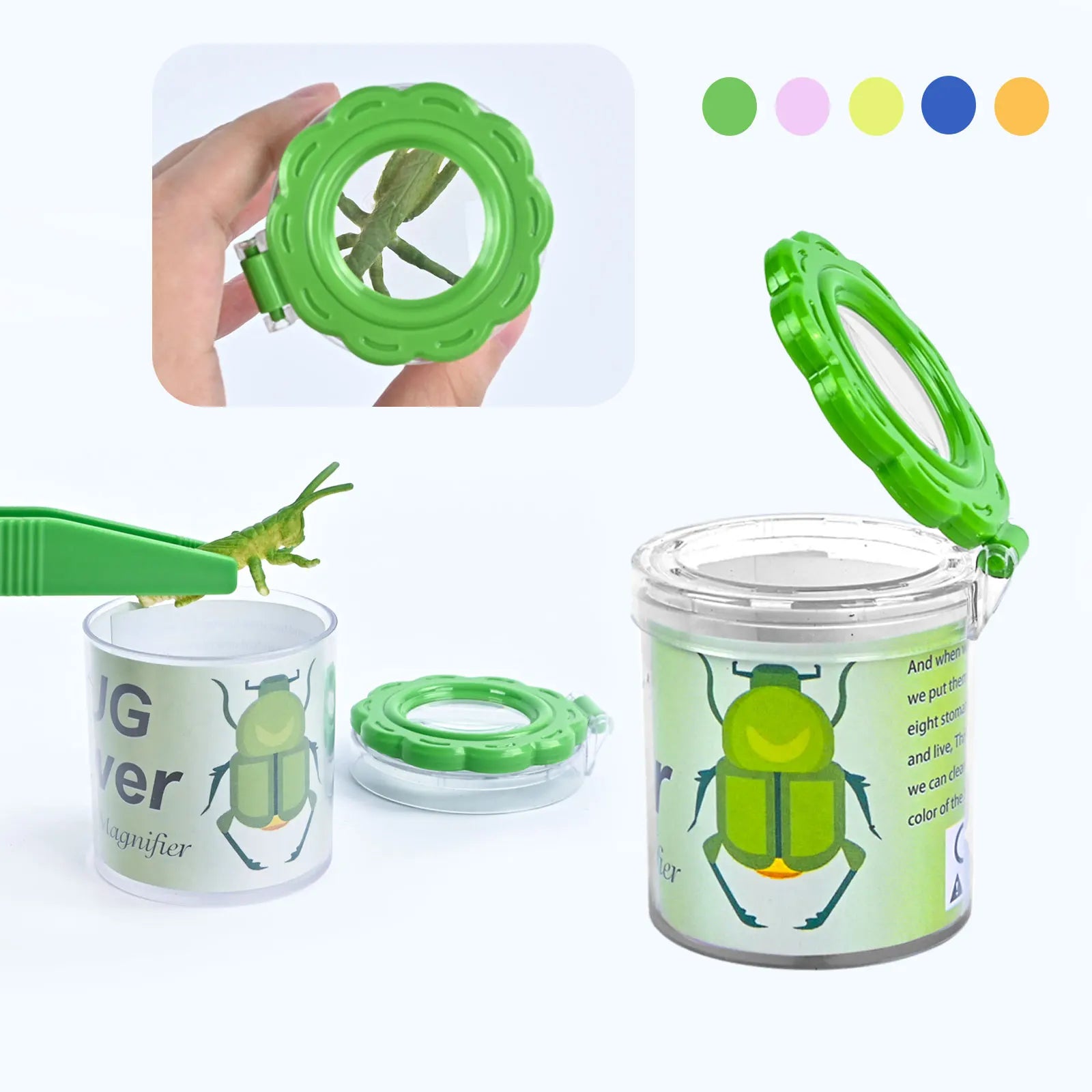 Children'S Insect Observation Box, Outdoor Exploration, Tadpole Insect Collection Box, Clip Catching
