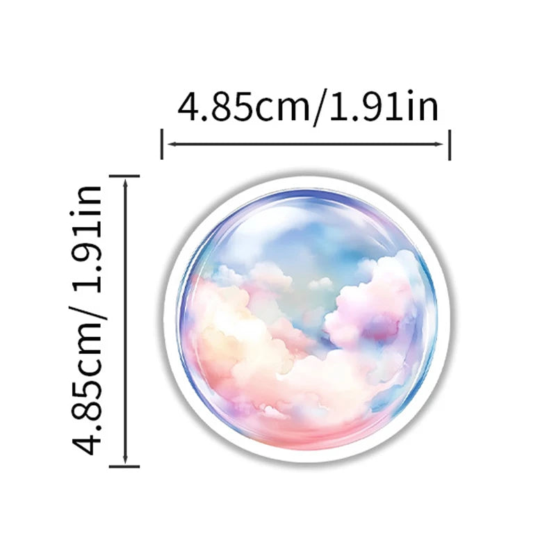 50PCS Pink Axolotl Stickers Cute Cartoon Salamander Stickers Waterproof Vinyl Anima additional angle