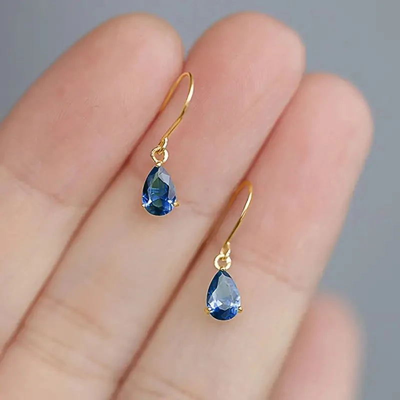Huitan Trendy Gentle Hoop Earrings for Women Delicate Stylish Ear Piercing Accessor additional angle