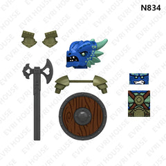 Dragon Knight Building Blocks Mini Figures | Compatible Building Brick Toys Set alternate view