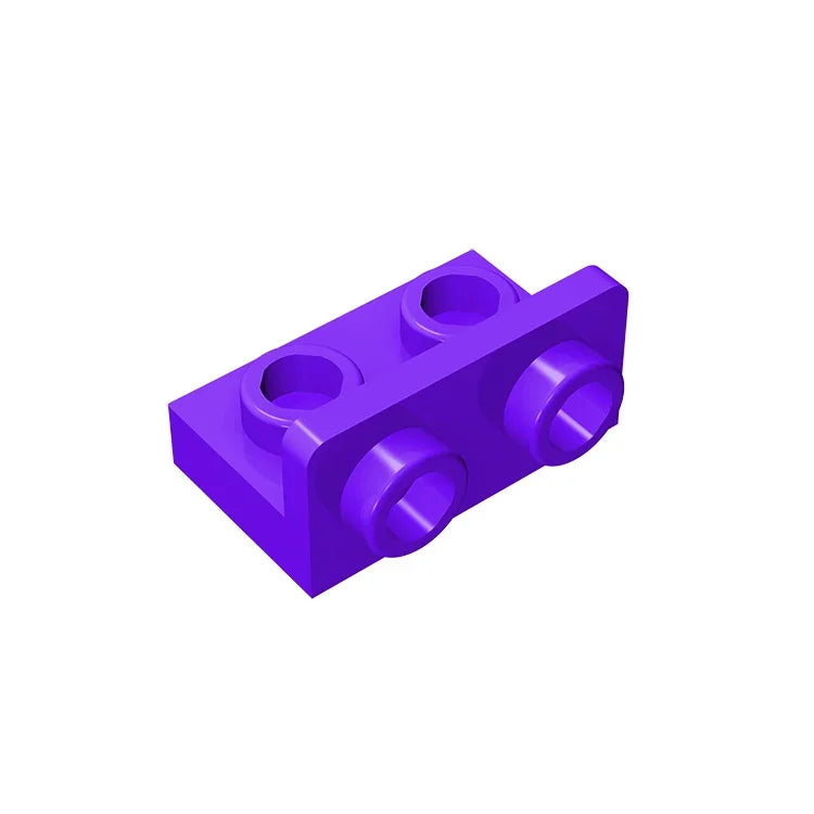 Gobricks GDS-643 Bracket 1 x 2 - 1 x 2 Inverted | Compatible Building Block for Lego 997 detail view