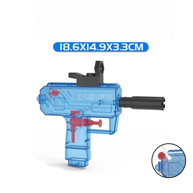 1Pcs Non Electric UZI Water Pistol | High Pressure Full Automatic Summer Beach Toy fo alternate view