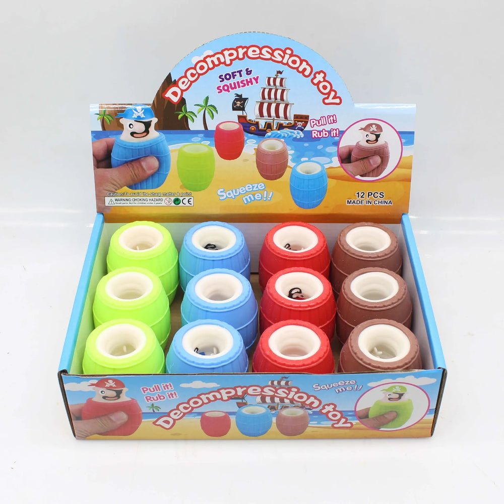 Anti-Stress Toy Pirate Cup Squeeze Fidget Toys Tpr Squishy Anti Stress Funny Stress Re close-up view