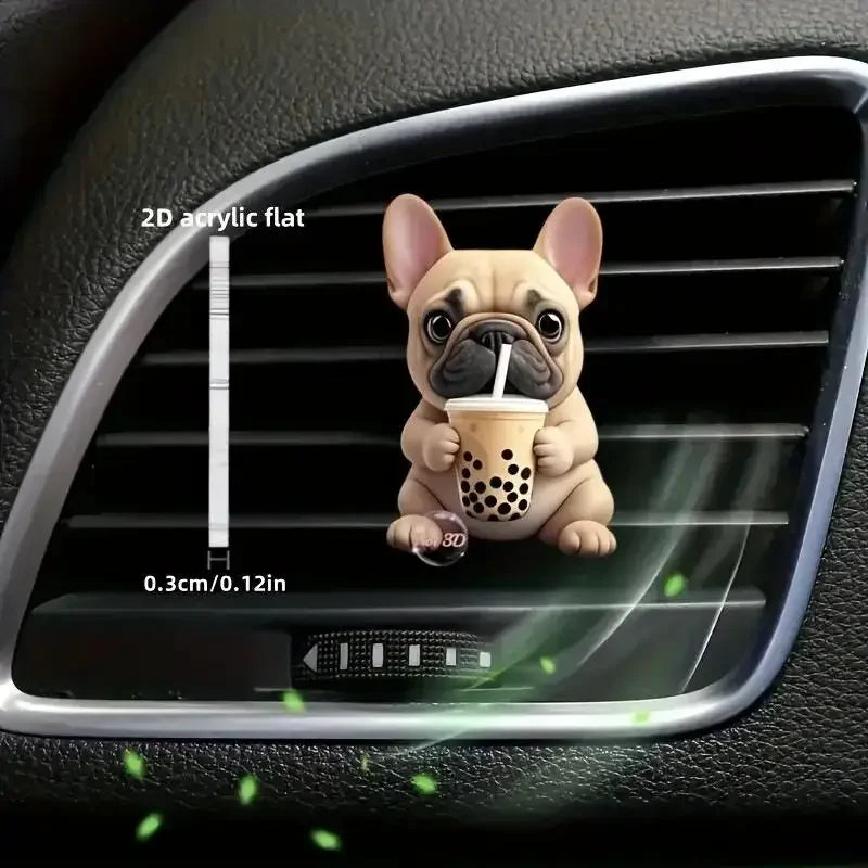 Car Vent Clip Air Freshener Jasmine Scent lifestyle view