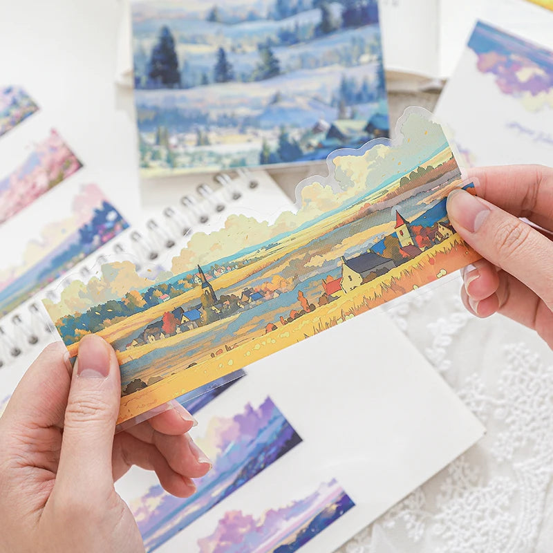 Natural Scenery Sticker Pack | 20pcs Landscape Stickers for Junk Journal DIY