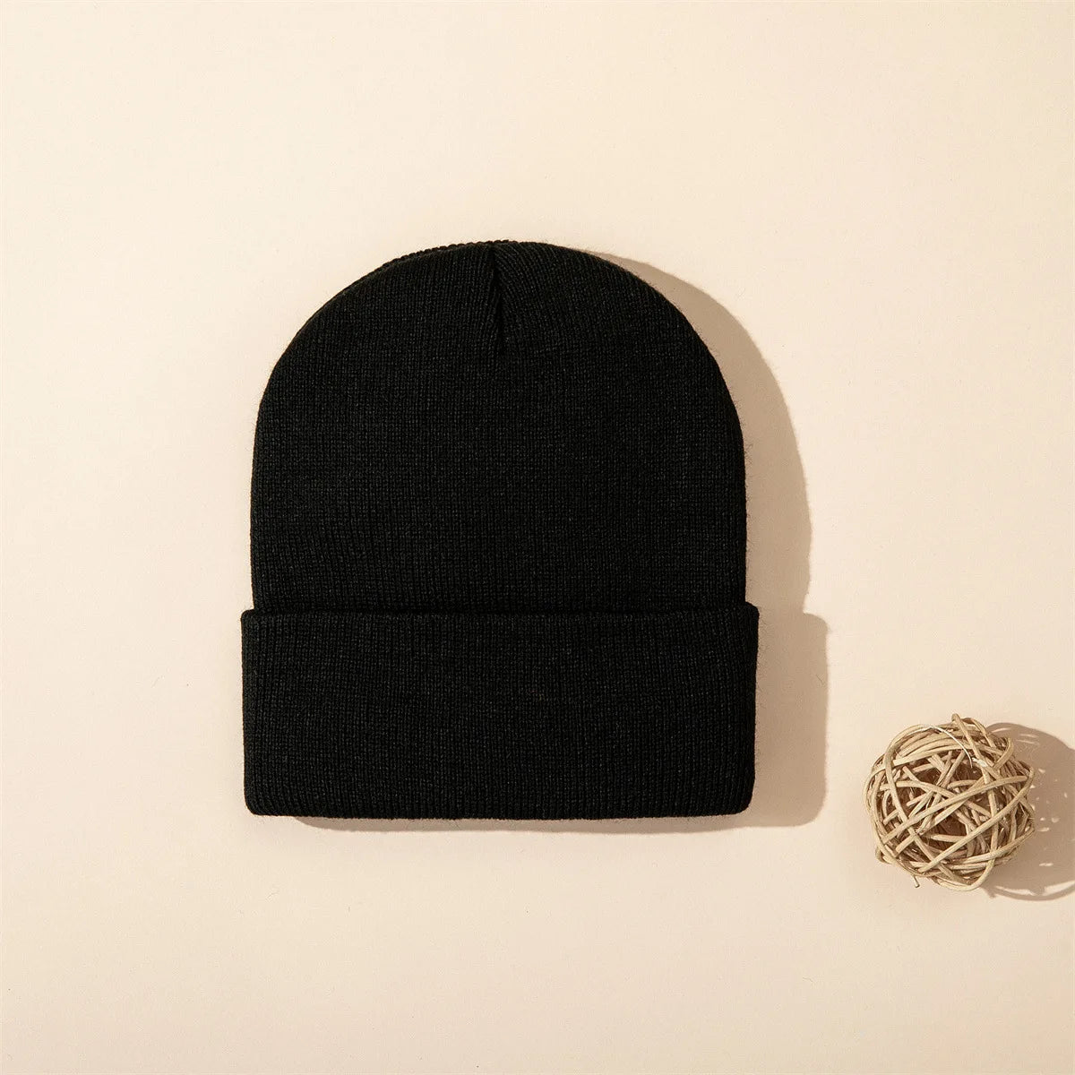 Baby Knit Beanie | Soft Acrylic Winter Hat for Toddlers detail view