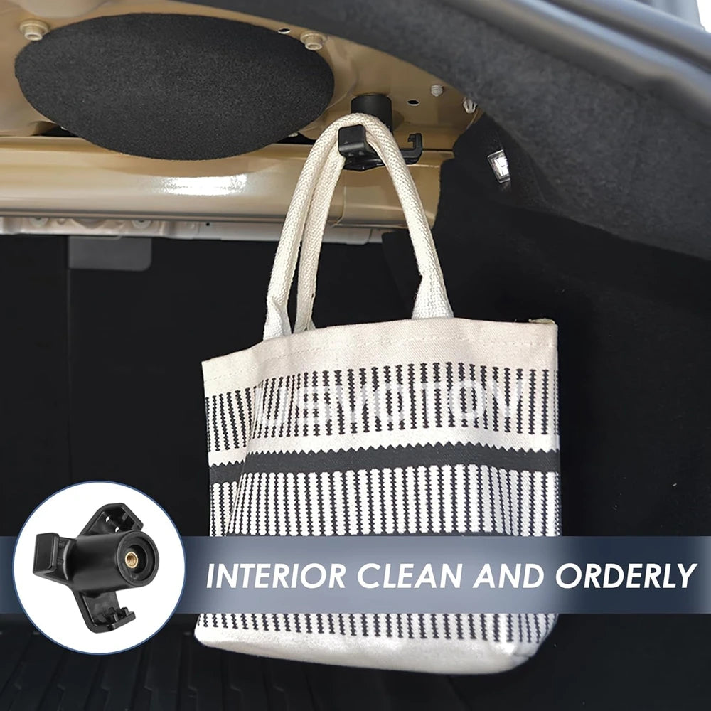 for Tesla Model 3 Trunk Grocery Bag Hook Car Pendant Accessories Luggage Compartment Glove Hanger Holder Trunk Organizer Hook