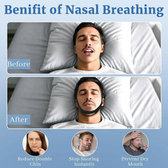 Adjustable Neoprene Anti-Snoring Chin Strap | Sleep Aid for Snoring Relief detail view