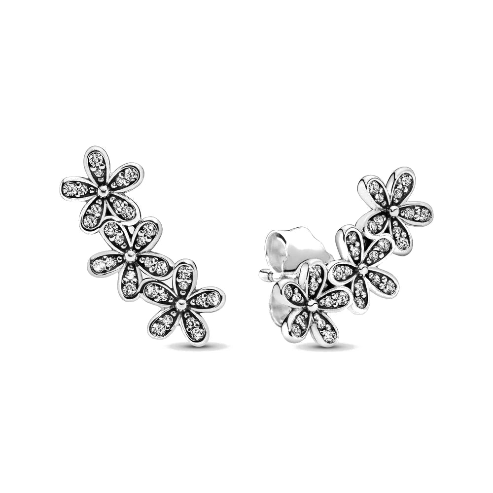 Hot Sell Double Hoop Swallow Sunflower Fit Original Charms Diy Fine Jewelry Gift For alternate view