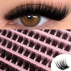 200/720PCS Eyelash Cluster Kit | Soft Fluffy Long-Lasting | Beginner-Friendly Easy Apply | Daily & Party Makeup