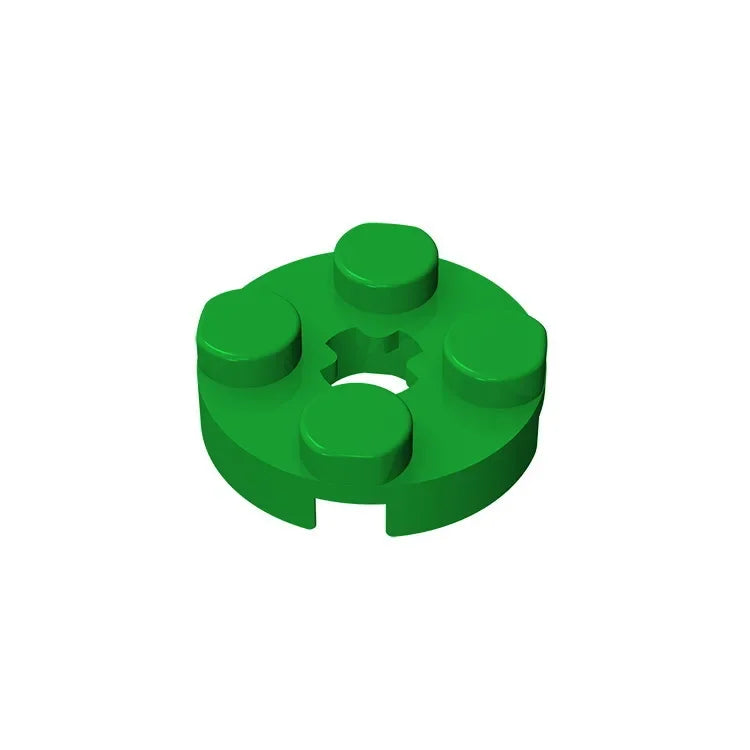 Gobricks GDS-609 PLATE 2X2 ROUND | Compatible Building Blocks for DIY Educational Models detail view