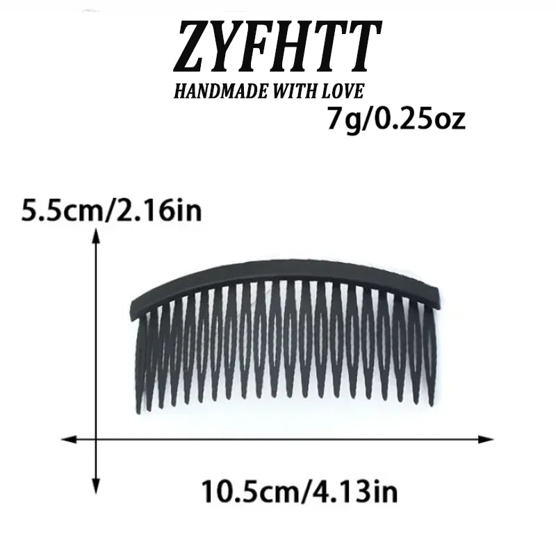 1/3pcs ZYFHTT Solid Color Acrylic Hair Clips for Women Versatile Elegant Hair Stick Fash detail view
