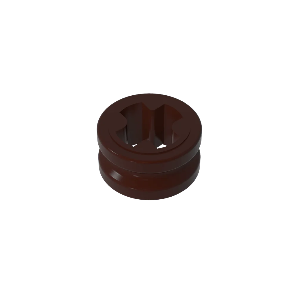 Gobricks GDS-616 Technical Bush 1/2 Smooth Building Blocks | Compatible with Lego 3212 close-up view