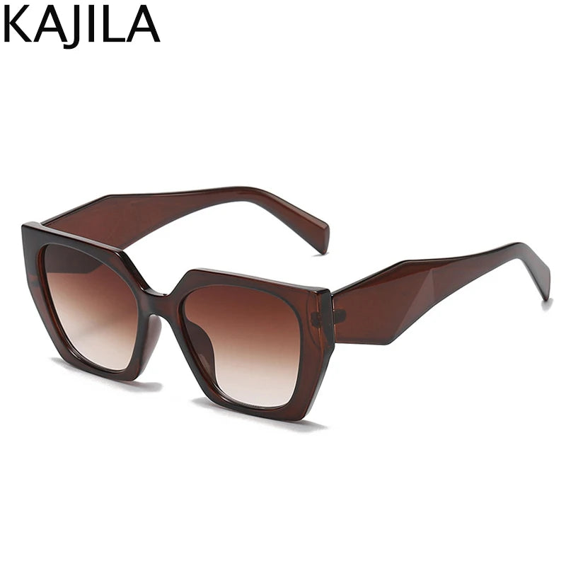 Cat Eye UV400 Square Punk Sunglasses lifestyle view