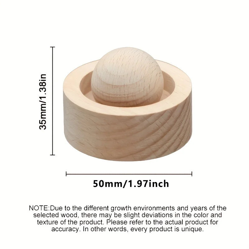 Car & Home Essential Oil Diffuser - Made of Wood Mini Cute Natural Fragrance Diffus additional angle
