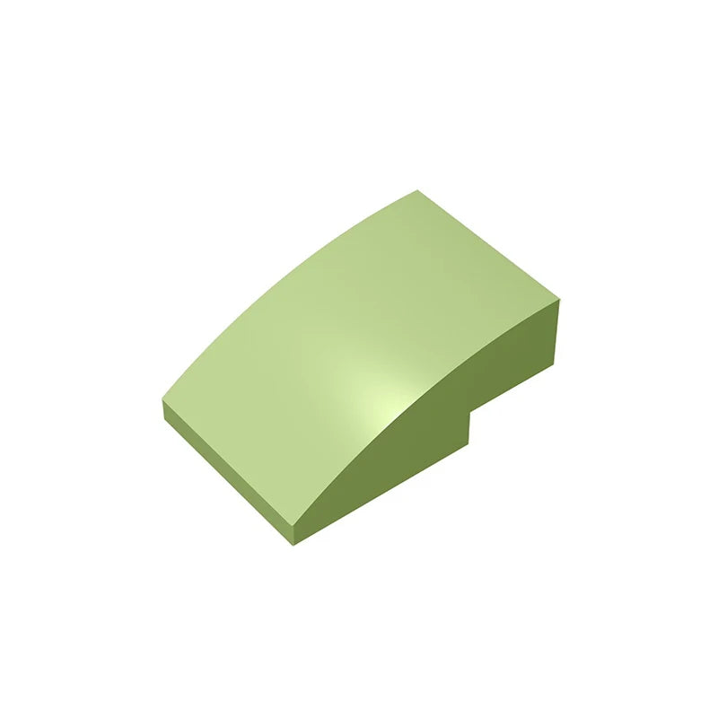 Gobricks GDS-1123 Slope, Curved 3 x 2 Building Block | Compatible with Lego 24309 additional angle