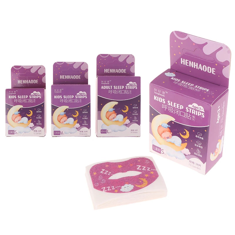 30 Pieces Breathing Correction Patch | Cartoon Anti-Snoring Stickers for Kids and Adu lifestyle view
