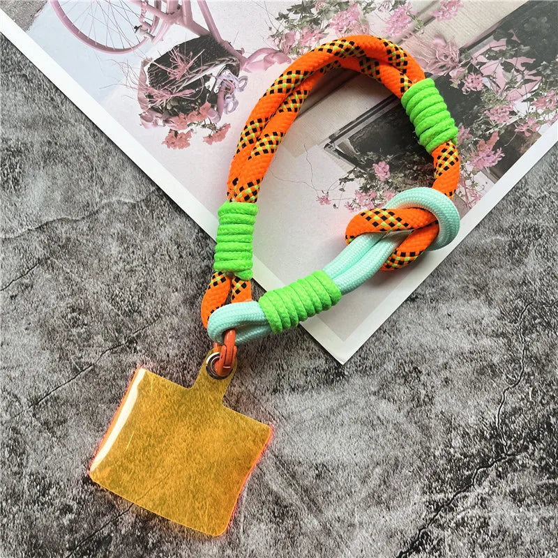 Phone Lanyard Strap Colorful Key Chain Card Decorations Cell Phone Pendant Premium Wr lifestyle view