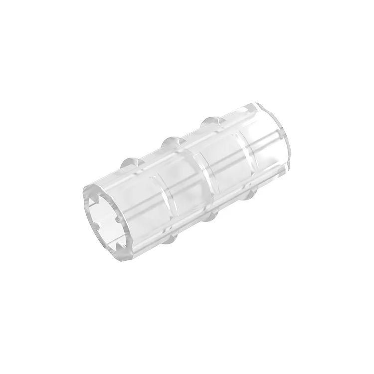 Gobricks Cross Axle Extension M 3 Ribs | Compatible Technical Building Block Connector close-up view