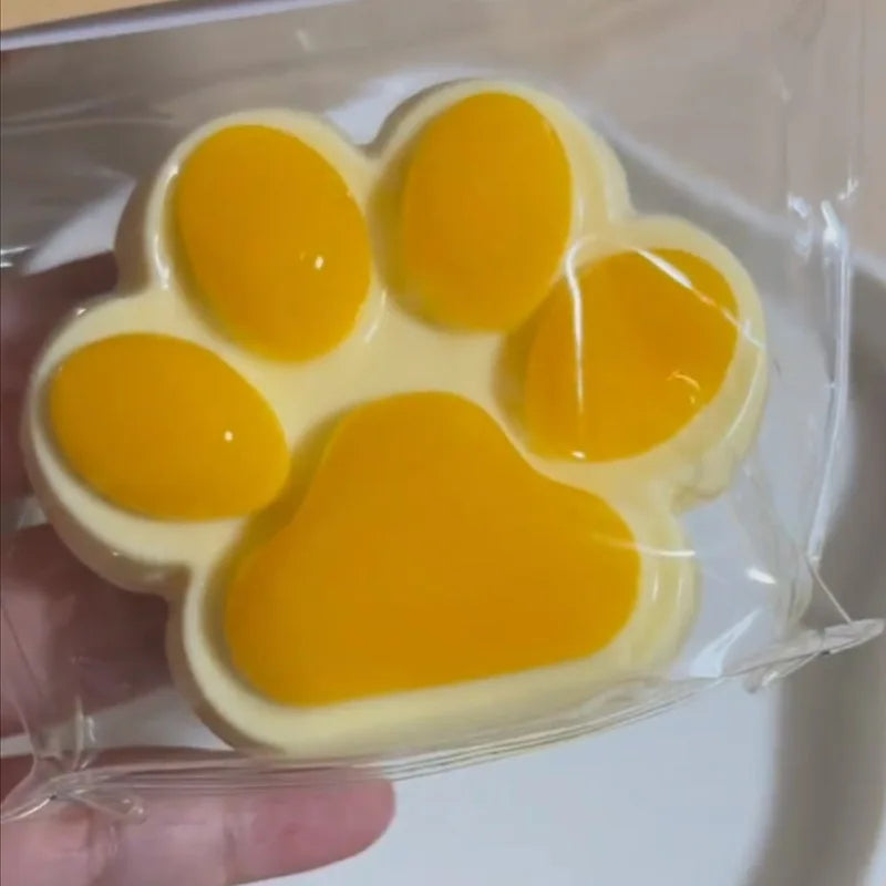Squishy Cat Paw Stress Toy | Soft Jelly Fidget Toy for Anxiety Relief additional angle
