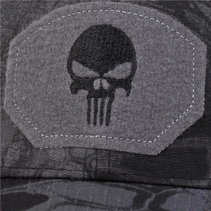 Unisex Skull Baseball Cap | Breathable Mesh Snapback for Outdoor Adventures lifestyle view
