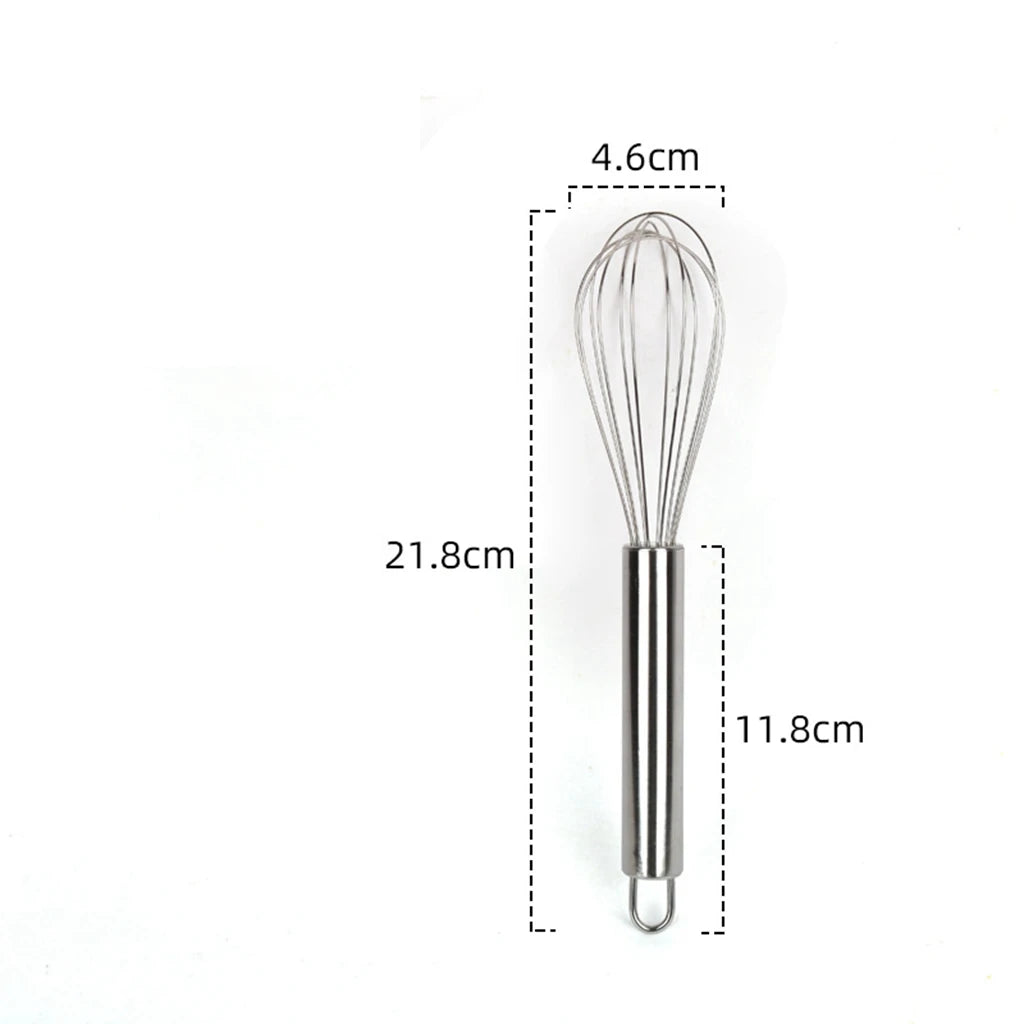 Egg Whisk Manual Egg Beater | Stainless Steel Kitchen Baking Utensil lifestyle view