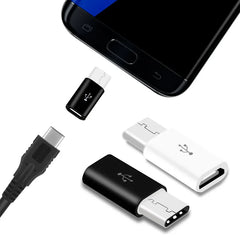 1/3Pcs Micro USB Female To Type C Male Adapter OTG Converter Micro-B To USB-C Connector detail view
