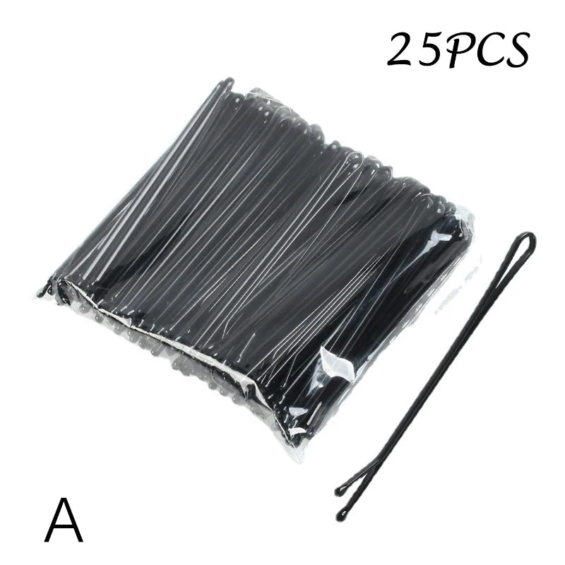 25 Pcs Hairstyle Hairpins Women Bobby Pins Styling Hair Accessories 5.5cm Hair Clip Lady detail view