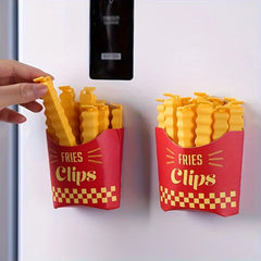 12 Piece Set of Potato Chip Shaped Sealing Clips and Snack Storage Boxes for Kitchen alternate view