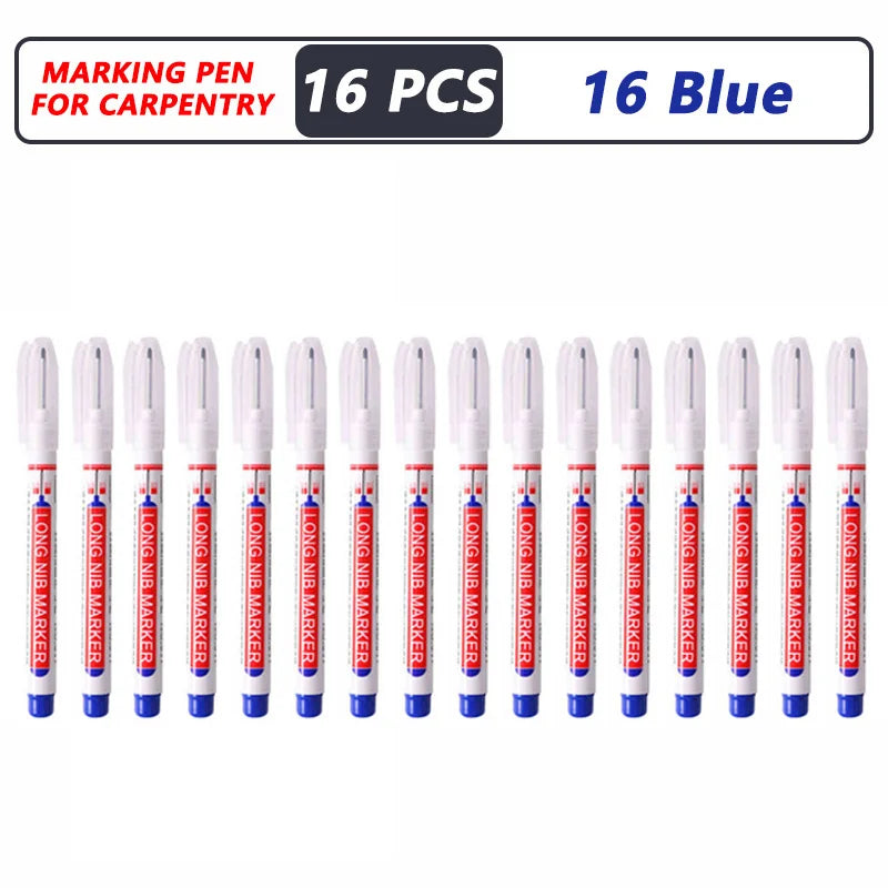 Deep Hole Long Nib Markers for Metal Wood Tile | 8-Pack Waterproof Marking Pens lifestyle view