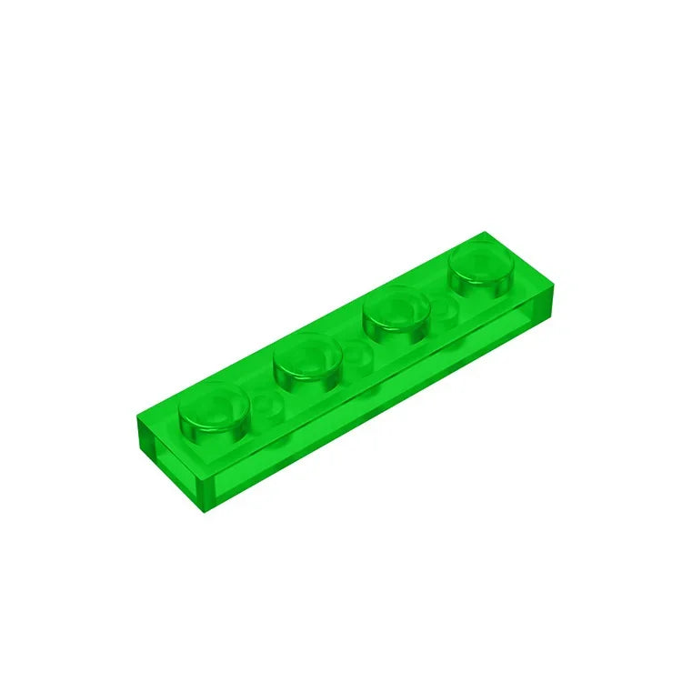 Gobricks GDS-504 Plate 1 x 4 | Compatible Building Block Pieces additional angle