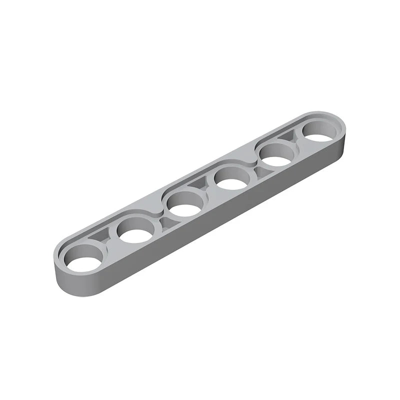 Gobricks GDS-694 Technical Liftarm Thin 1 x 6 | Compatible Building Block Piece close-up view