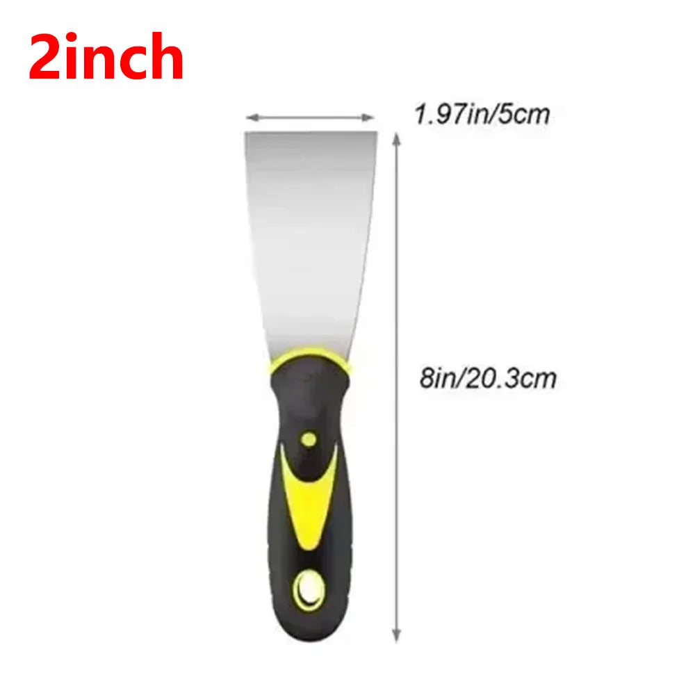 2/3/4/5 Inch Stainless Steel Putty Knife Scraper Shovel Paint Tools Construction Tools Household Industrial Cleaning