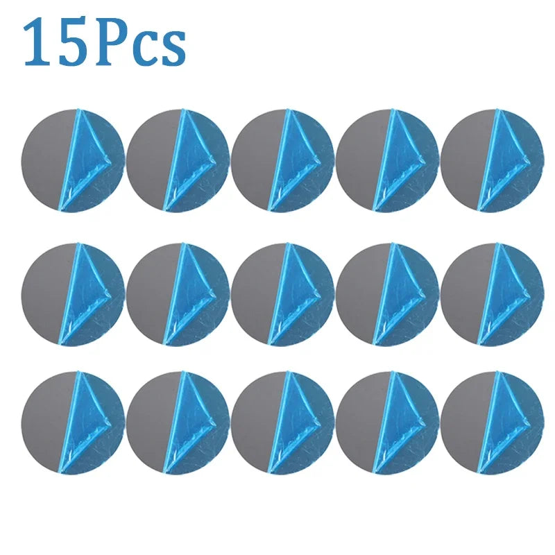 1-20pcs Metal Plates Iron Sheet Sticker for Car Magnetic Phone Holder Phone Back Paste close-up view