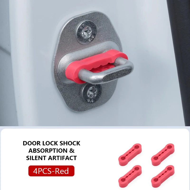 SEAMETAL Car Door Shock Absorber Universal Car Door Buckle Soundproof Deadener Damper Cu detail view