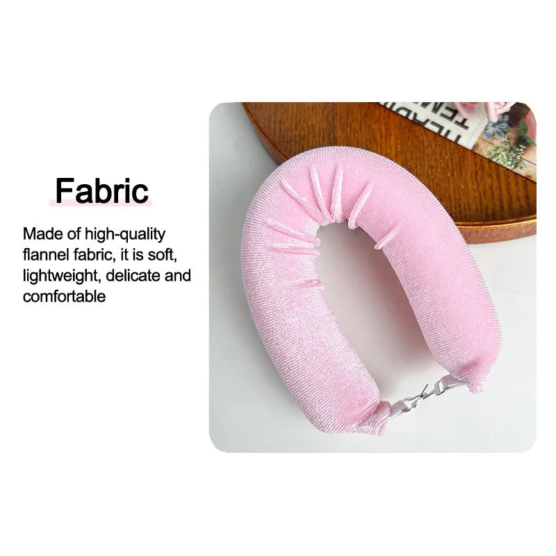 New Heatless Hair Curler Satin Curling Rod Headband No Heat Hair Rollers Lazy Sleep additional angle