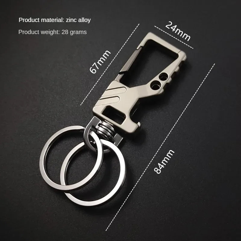 Heavy Duty Keychain Bottle Opener Carabiner | Metal Key Ring for Men and Women lifestyle view