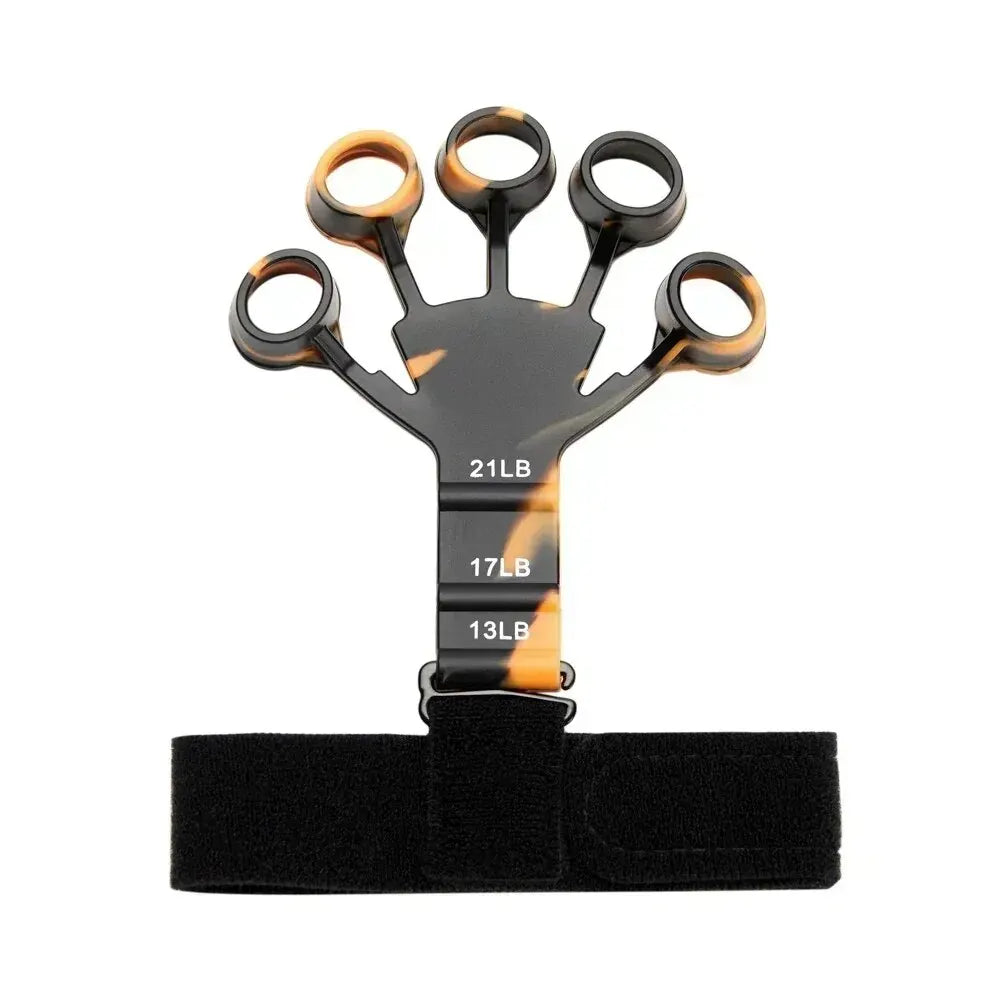 6 Level Finger Exerciser | Silicone Hand Strengthener for Musicians and Athletes alternate view
